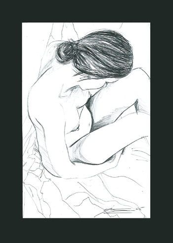croquis femme enceinte 2