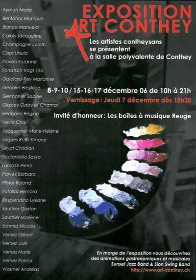 Art Conthey - Exposition d&eacute;cembre 2006