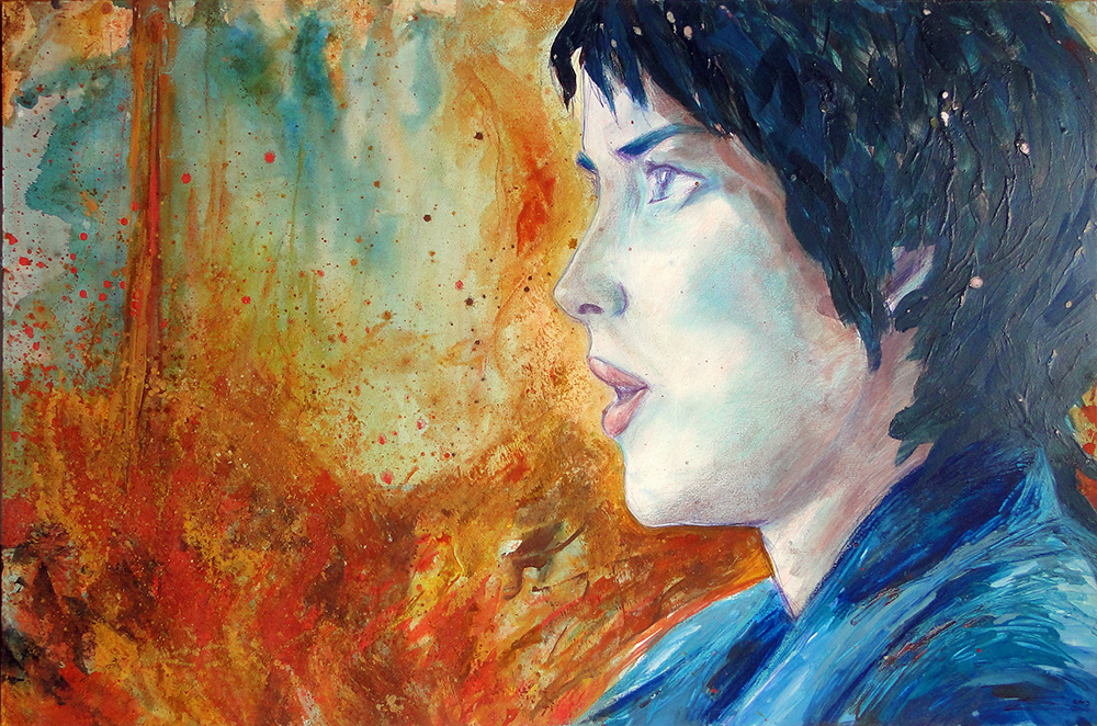 Peinture de femme, La flamme