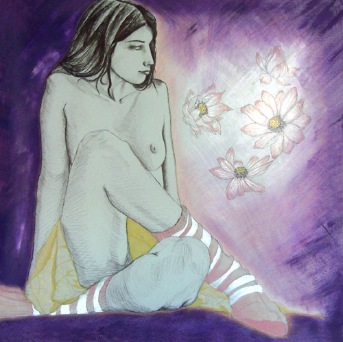 dessin de femme, Lotus